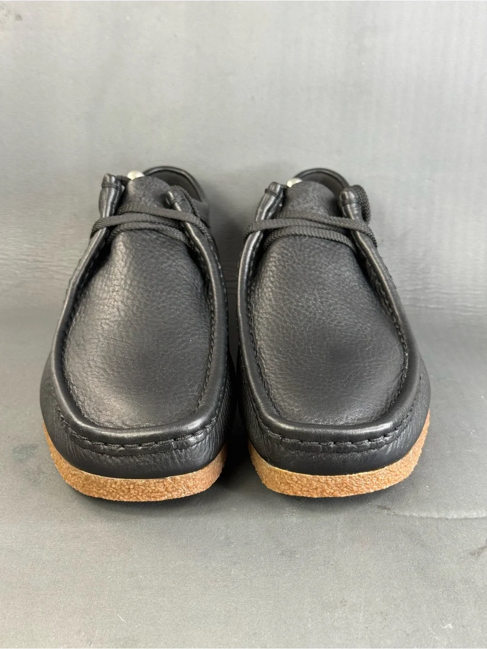 Clarks Men's Shacre II Run shoes black tumbled leather shoes men’s size 11.5